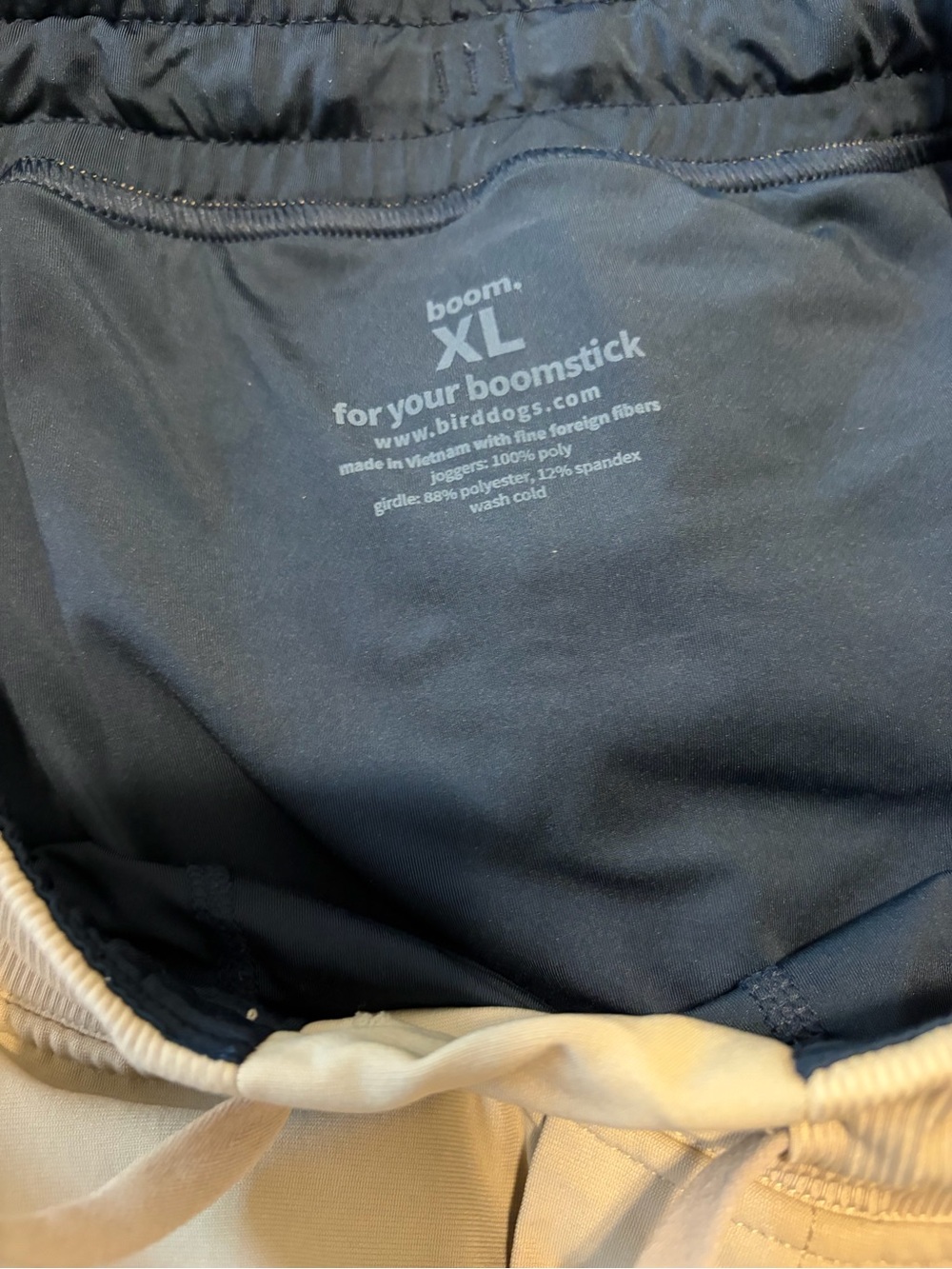Birddogs Boom For Your Boomstick Jogger Pants Mens XL Tan Stretch Lined - Picture 6 of 6